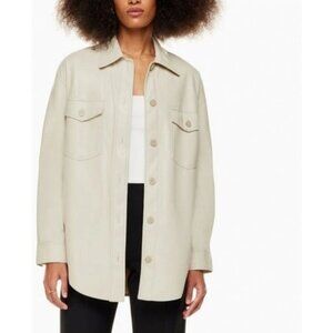 Aritzia Wilfred Ganna Jacket Shacket Shirt Jacket Size Small